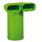 UBBINK Ventieladapter - 125mm - 90° - (AE55) 0188150
