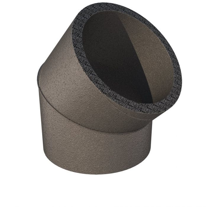 UBBINK Bocht Aerfoam HR-WTW - Ø200-45° - SPIE/SPIE 0188226