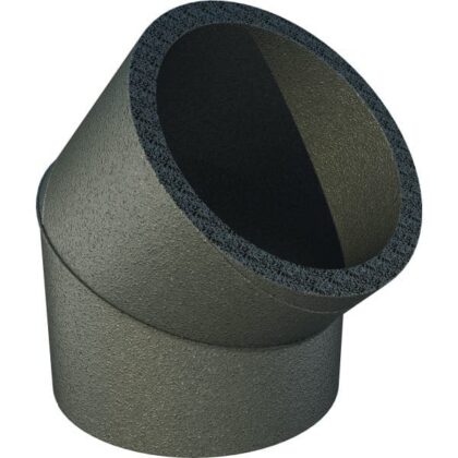 UBBINK Bocht Aerfoam HR-WTW - Ø125-45° - SPIE/SPIE 0188262