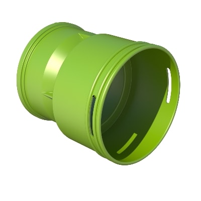 UBBINK DBOX adapter naar AE48C - Ø90/75 - Air Excellent Circular 0188553