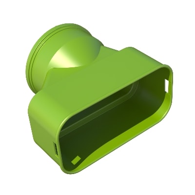 UBBINK DBOX adapter naar AE55SC (AE55SC 60x130 cap. 58m³/h) 0188555