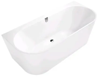 Villeroy & Boch Oberon 2.0 bad back-to-wall quaryl 1800 x 800 mm - wit - met poten UBQ180OBR9CD00V-01