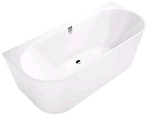 Villeroy & Boch Oberon 2.0 bad back-to-wall quaryl 1800 x 800 mm - wit - met poten UBQ180OBR9CD00V-01