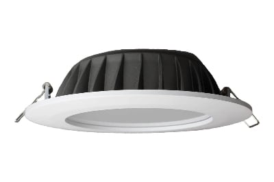 UNI-BRIGHT Macros downl. inb. 24W 3000K 850mA 1608lm 45° mat glas IP44 driver mat wit DL-M24W1608-01
