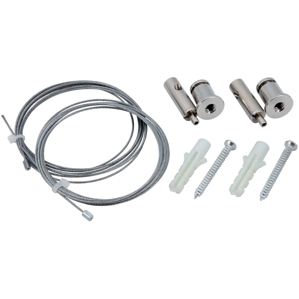 UNI-BRIGHT Infinity LED paneel ophangkit 4x 100cm staalkabel + 4x montagebeugel LPCS4100