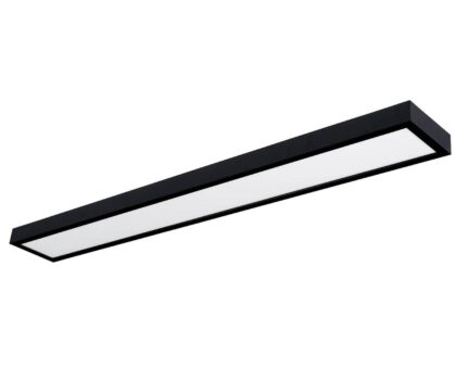 UNI-BRIGHT MOON CCT 1200 x 150mm - 24W - zwart - opbouw -IP54 3CCT 2700K/3000K/4000K MN120024WBCCT