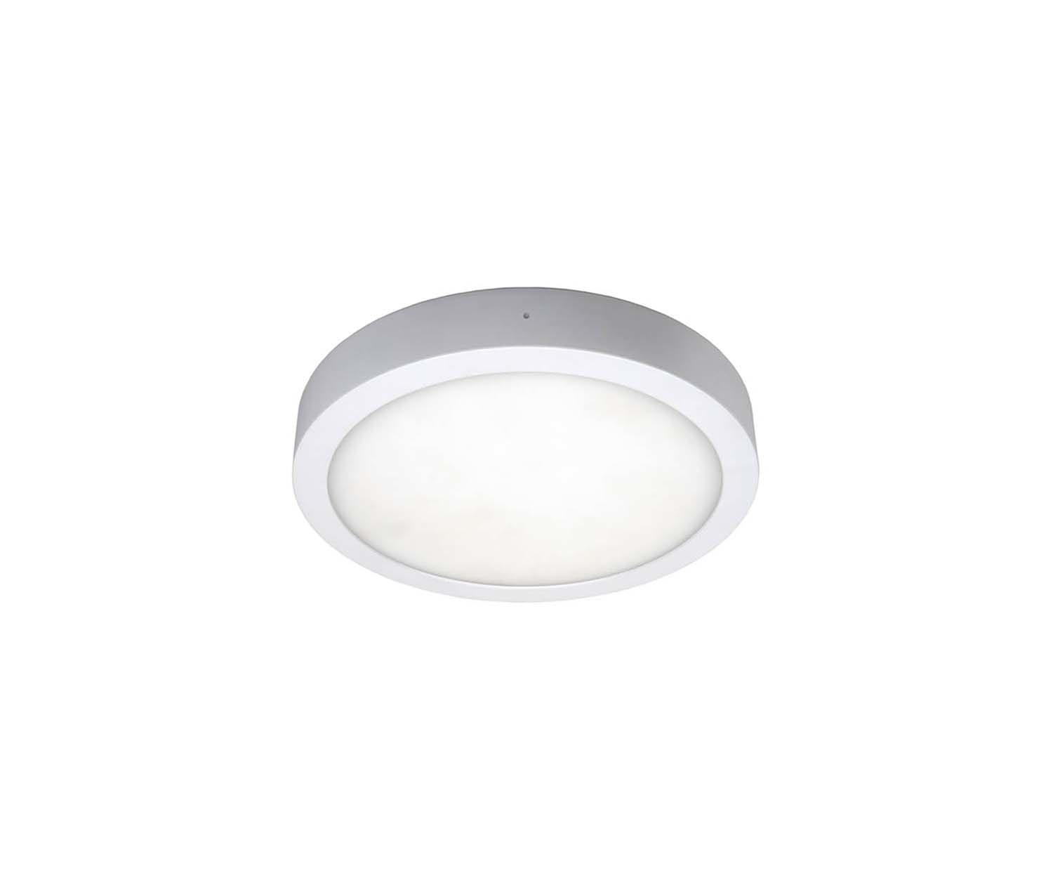 UNI-BRIGHT MOON 180mm dia. - wit opbouw IP54 - 3CCT 1150lm 14W sensor MN18014WSCCT