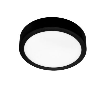 UNI-BRIGHT MOON 240mm dia. - zwart opbouw IP54 - 3CCT 1590lm 18W MN24018WBCCT