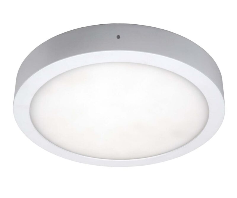 UNI-BRIGHT MOON 240mm dia. - wit opbouw IP54 - 3CCT 1590lm 18W - nood* 3u 350lm MN24018WECCT
