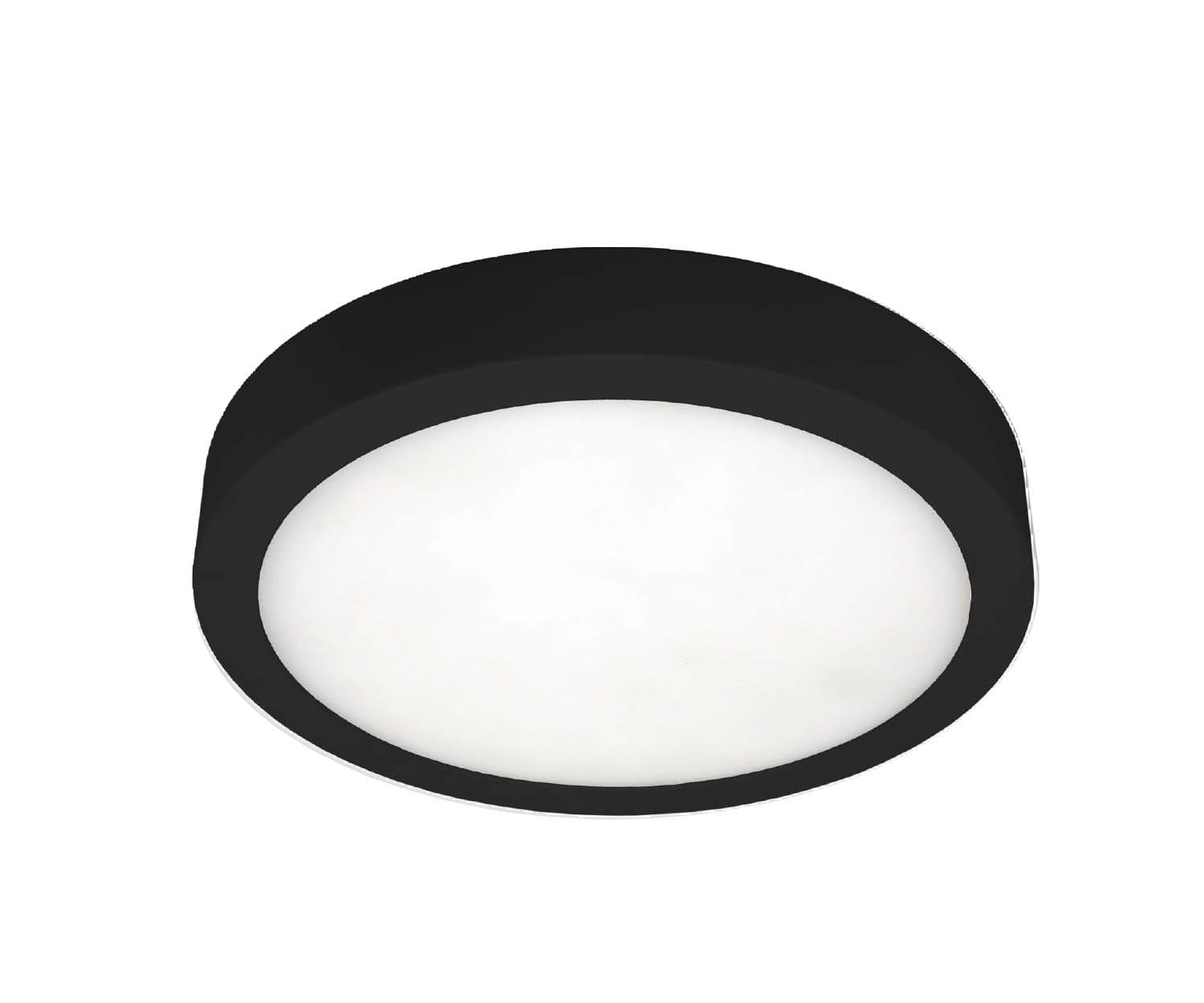 UNI-BRIGHT MOON 300mm dia. - zwart opbouw IP54 - 3CCT 2350lm 24W MN30024WBCCT