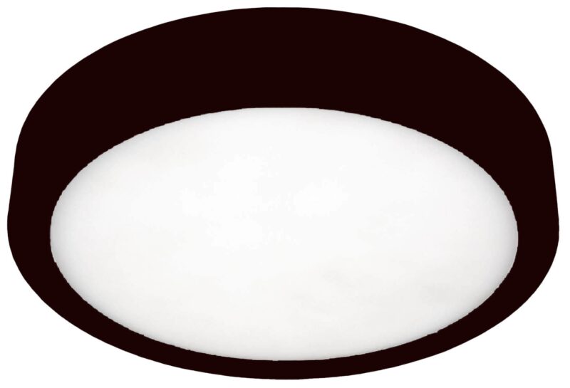 UNI-BRIGHT MOON 500mm dia. - zwart opbouw IP54 - 3CCT 3750lm 42W MN50042BCCT