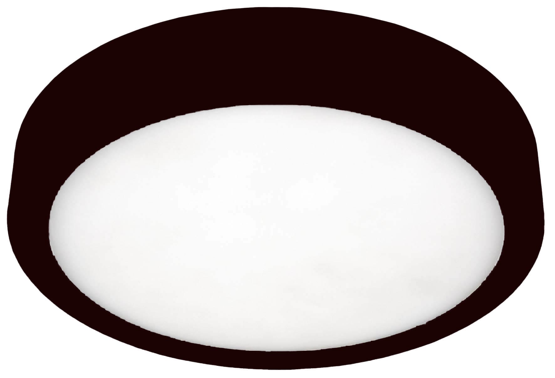 UNI-BRIGHT MOON 500mm dia. - zwart opbouw IP54 - 3CCT 3750lm 42W MN50042BCCT
