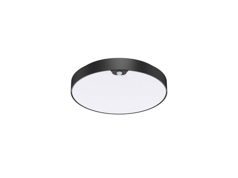 UNI-BRIGHT MOON Eclipse PIR 250mm 10-15W zwart CCT MNECPIR250BCCT