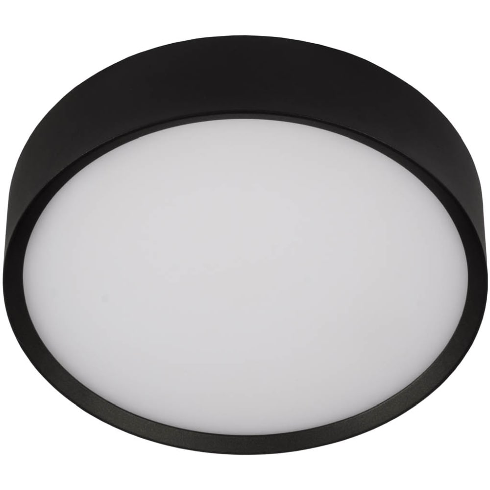 UNI-BRIGHT MOON PREMIUM 250mm dia. - zwart opbouw IP65 - 3000K 1000lm 12w MNP25012B