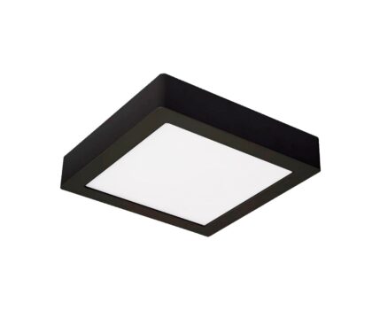 UNI-BRIGHT MOON SQUARE 240mm - zwart opbouw IP54 - 3CCT 1850lm 18W MNS24018WBCCT