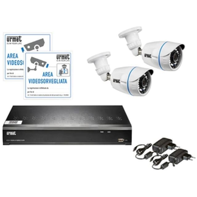 URMET CCTV-kit met 4-kanaals HVR AHD 1080N 1097/800
