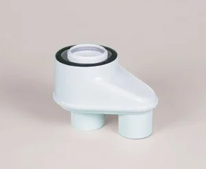 Ubbink Rookgasketeladapter Ubbink Rolux HRtop kunststof parallel / concentrisch 80/125mm - 80/80mm 0122035