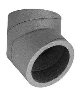 Ubbink Bocht rond luchtkanaal Ubbink Aerfoam 180mm 45° kunststof 0188282