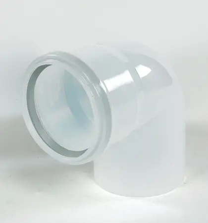 Ubbink Enkelwandige rookgasbocht Ubbink Rolux HRtop 90° 80mmkunststof met lipring 0222955