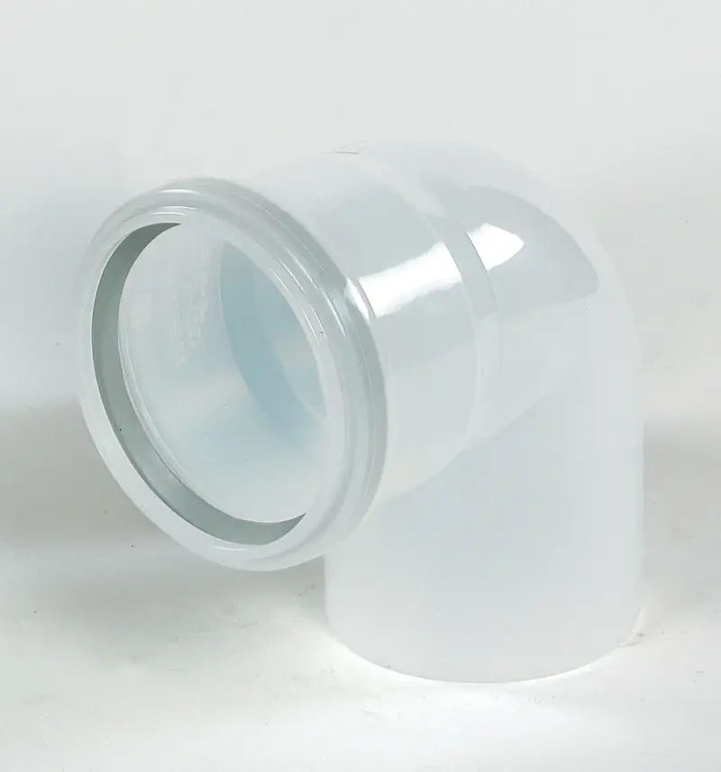 Ubbink Enkelwandige rookgasbocht Ubbink Rolux HRtop 90° 80mmkunststof met lipring 0222955