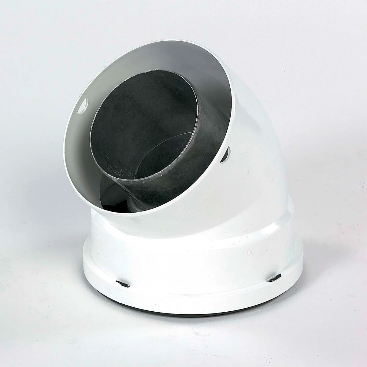 Ubbink Concentrische rookgasbocht Ubbink Rolux kunststof aluminium 80/125mm 0224050