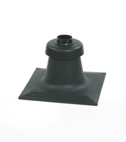 Ubbink Schoorsteenopstand +mof vr flex PP120 dia 80 met vlakke plaat 0703458