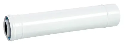 Ubbink Concentrische rookgasbuis Ubbink Rolux kunststof/aluminium 60/100mm 500mm wit 0703618