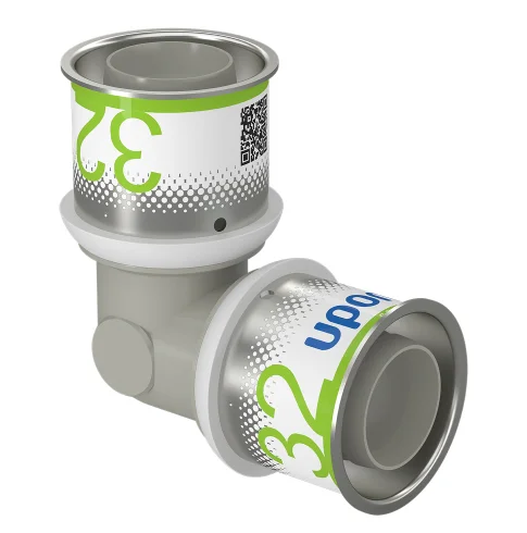 Uponor Persknie kunststof 32/3mm FF 90° (drink)water Uponor S-Press PLUS PPSU 1039932