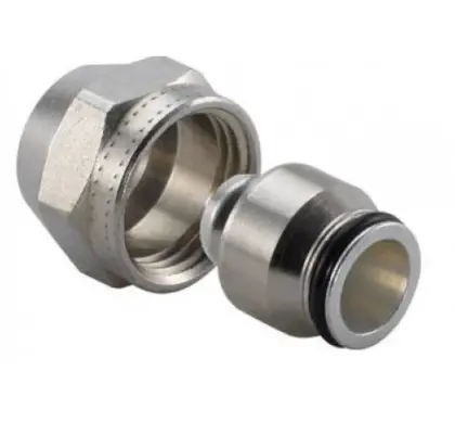 Uponor Koppeling met eurokonus 16 x 3/4 bi.dr met metalen tule 1058090