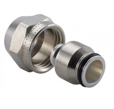 Uponor Koppeling met eurokonus 16 x 3/4 bi.dr met metalen tule 1058090