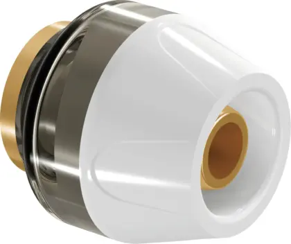 Uponor Persstop messing 25mm M verwarming Uponor MLC RTM 1059013