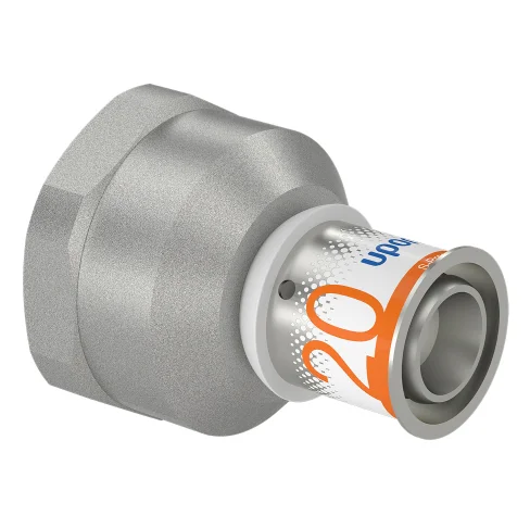 Uponor Persovergangsstuk messing 20/2.25mm x 1" F (drink)water Uponor S-Press PLUS 1070518
