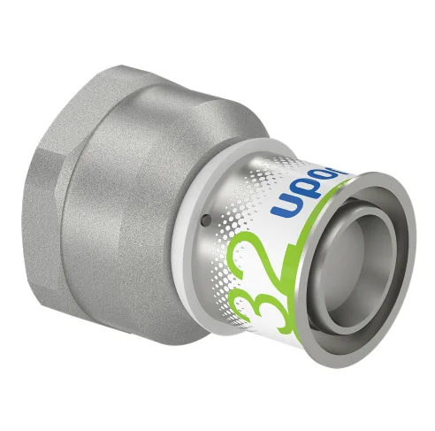 Uponor Persovergangsstuk messing 32/3mm x 5/4" F (drink)water Uponor S-Press PLUS 1070522