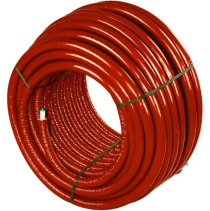 Uponor Geïsoleerde meerlagenbuis 6 mm Uponor UniPipe PLUS 25x2.5mm rood flexibel 50m 1091715