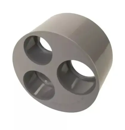 Nicoll PVC lijm reductie MF 110 x 40 x 40 x 40 mm - grijs V444