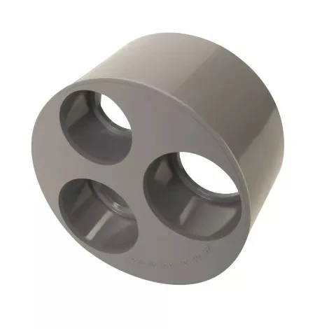 Nicoll PVC lijm reductie MF 110 x 40 x 40 x 40 mm - grijs V444