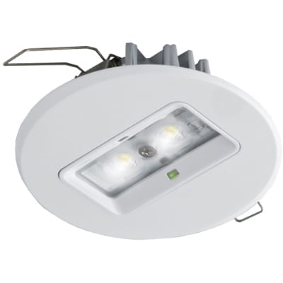 VAN LIEN Noodverlichting Evago EVA-R inbouw rond 2W wit met zelftest brede bundel h?4m 7TCA091160R0350