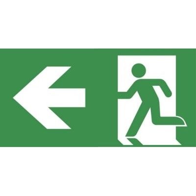 VAN LIEN Horizon pictogram ISO 7010 wand nooduitgang links 7TCA091350R0484