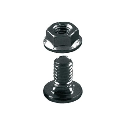VANGEEL SYSTEMS Set schroef M6*10 +moer M6 zwart 8200112