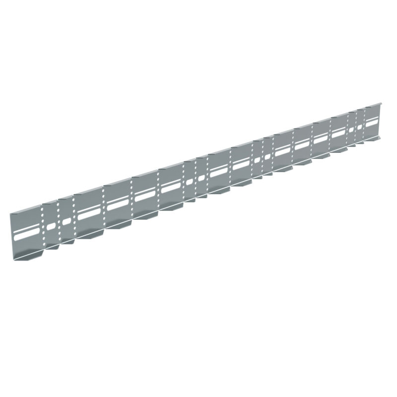 VANGEEL SYSTEMS P31+ verloop-/eindplaat L795 H60 Sdz. voor eindschot kabelgoot B400-600mm VG481161