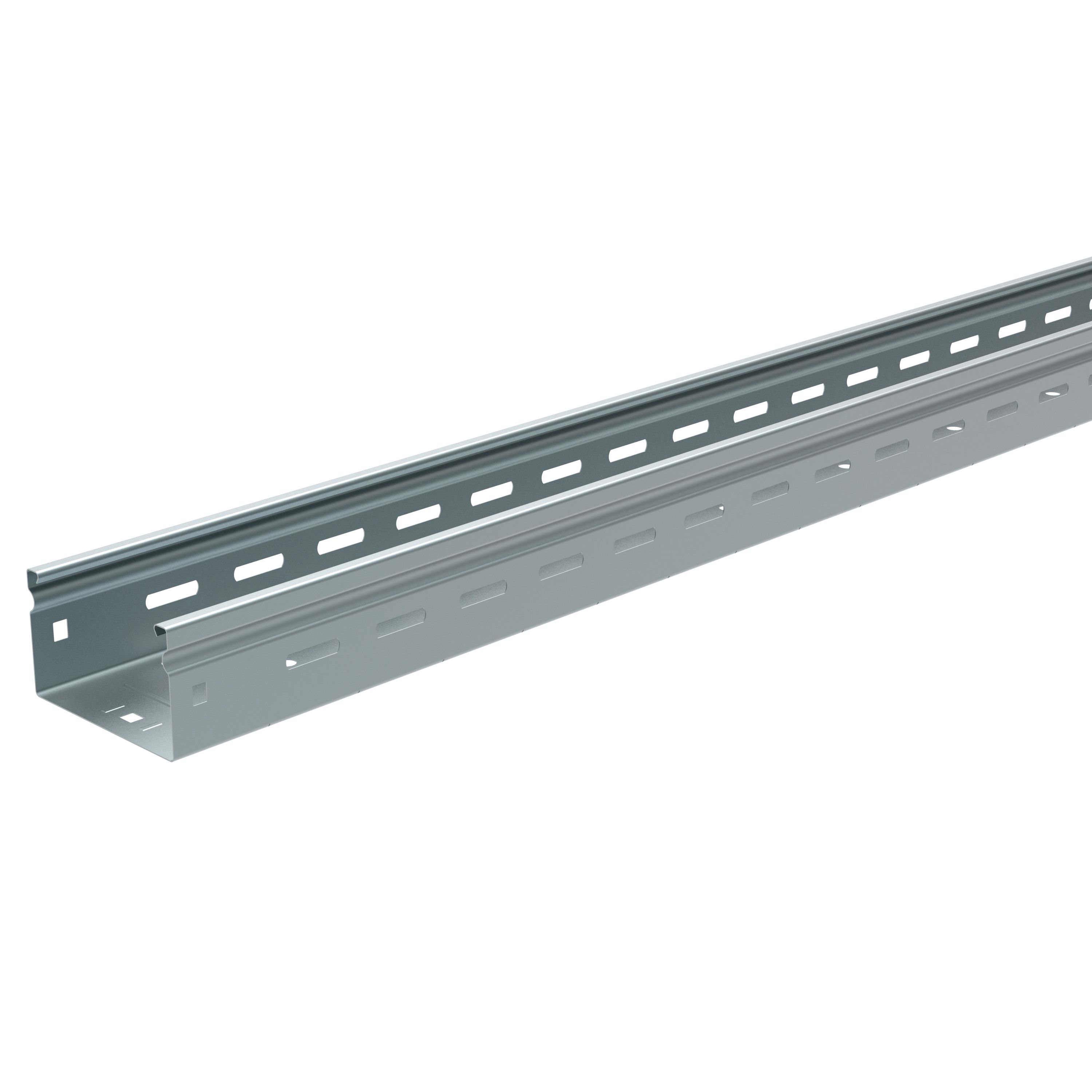 VANGEEL SYSTEMS Kabelgoot P31+ MF met geïnt. koppeling - geperforeerd L3030 B100 H60mm - Thvz VG482111