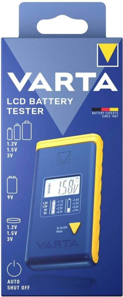 VARTA Digitale batterijtester 00893.101.111