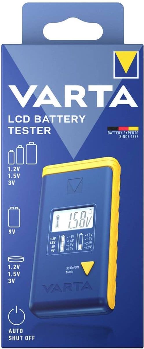 VARTA Digitale batterijtester 00893.101.111
