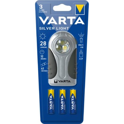 VARTA Zaklamp Silver Light