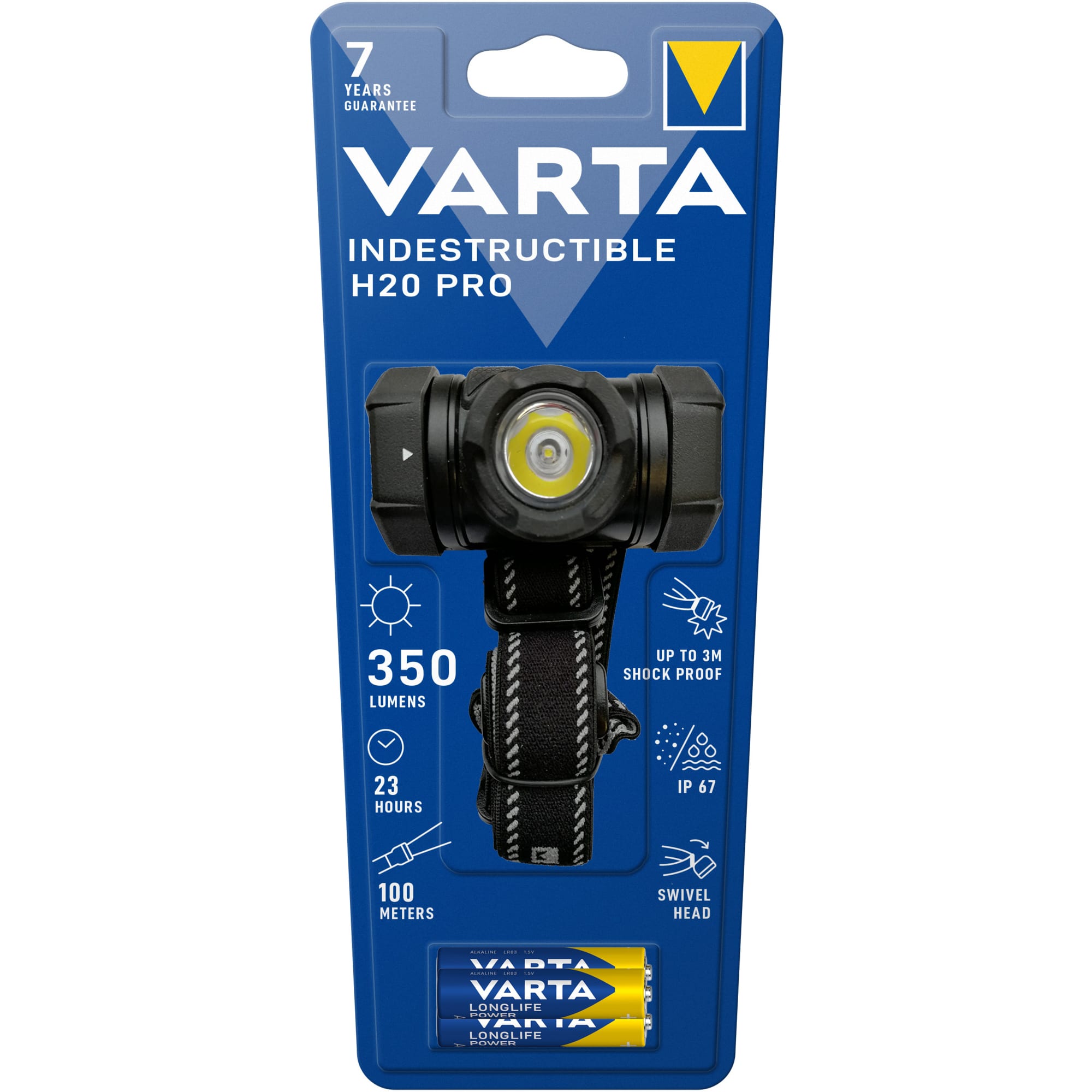 VARTA Hoofdlamp Indestructible H20 Pro