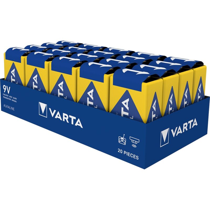 VARTA Batterij ALKALINE INDUSTRIAL PRO - 9V - 6LR61 - 1 stuk 4022.211.111