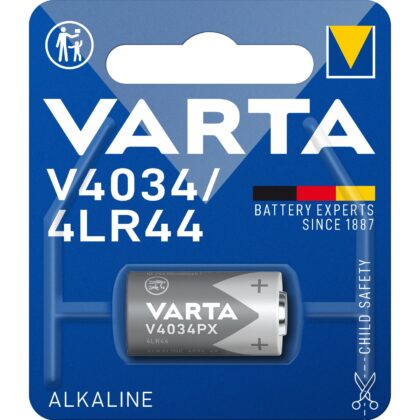 VARTA Knoopcelbatterij LITHIUM - 4LR44 V4034 - 6V 100mAh - blister 1 stuk 4034.101.401