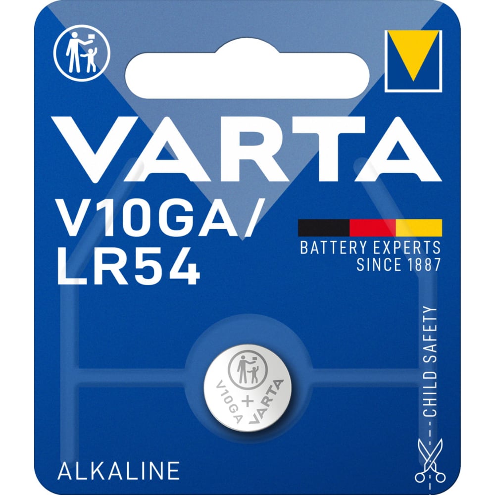 VARTA Knoopcelbatterij ALKALINE - LR54 V10GA - 1