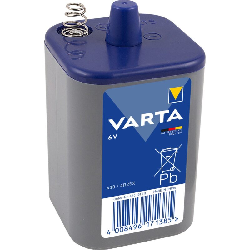 VARTA Blokbatterij 4R25X - 6V 7500mAh ZnCl - blister 1 stuk 430.101.111