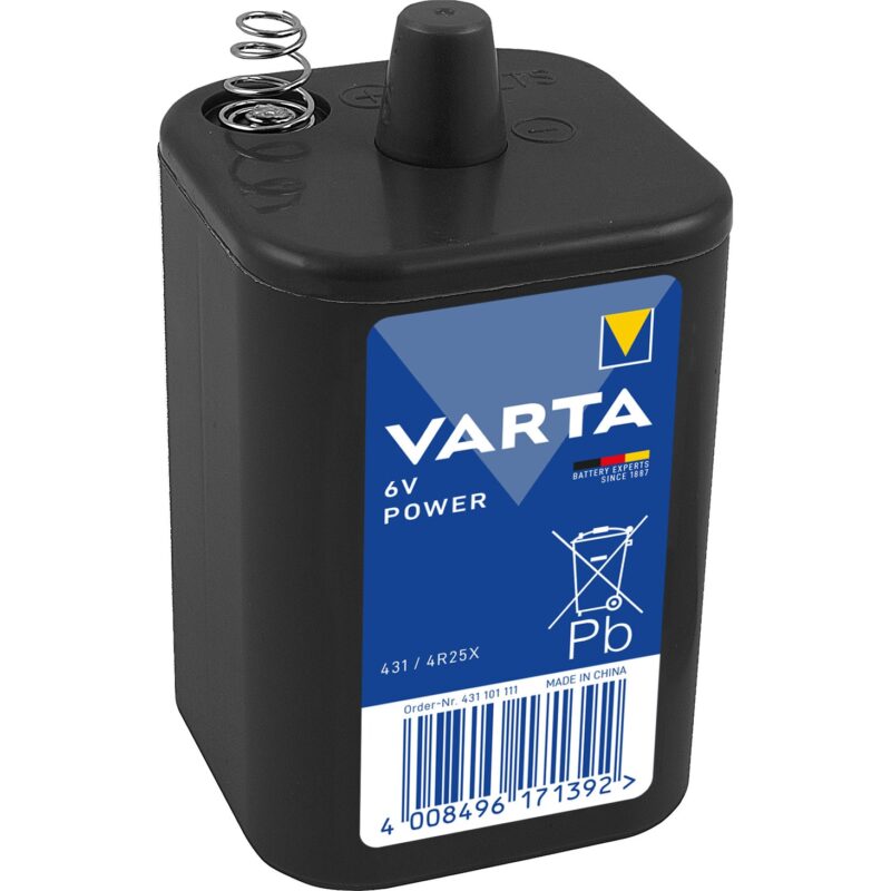 VARTA Blokbatterij 4R25X - 6V 8500mAh ZnCl - blister 1 stuk 431.101.111